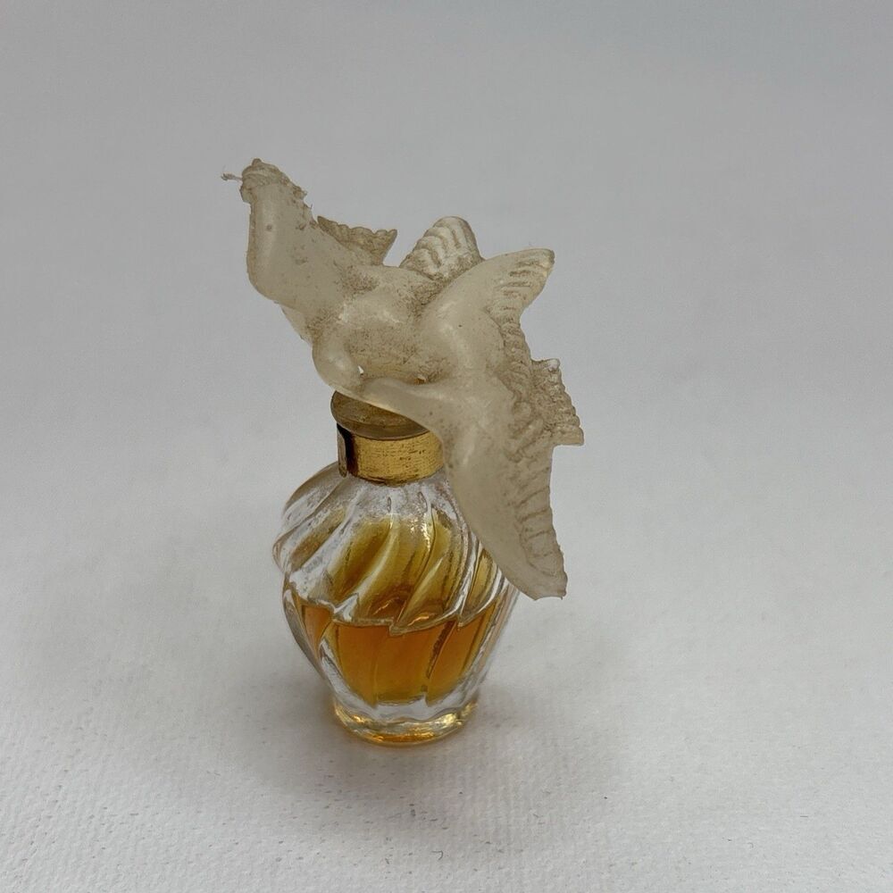 Vintage Nina Ricci L’Air du Temps Mini Perfume Bottle Dove Stopper Part Full